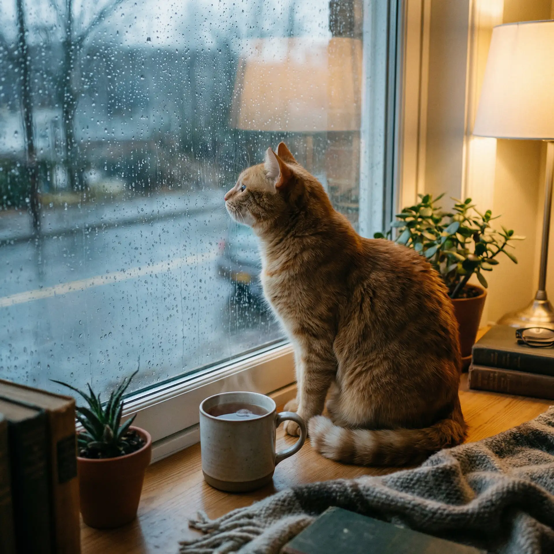猫咪望着窗外的雨 - 四虎永久免费观看在线